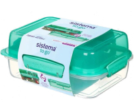 SISTEMA Lunchbox Rectangle Lunch Stack To Go 1.8L (21710) - 1477888 - zdjęcie 1